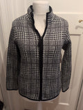 Brand New Tu 10 Grey And Black Full Zip Jumper