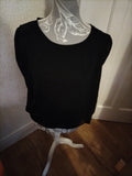 Ladies New Look 12 Black Long Sleeved Blouse