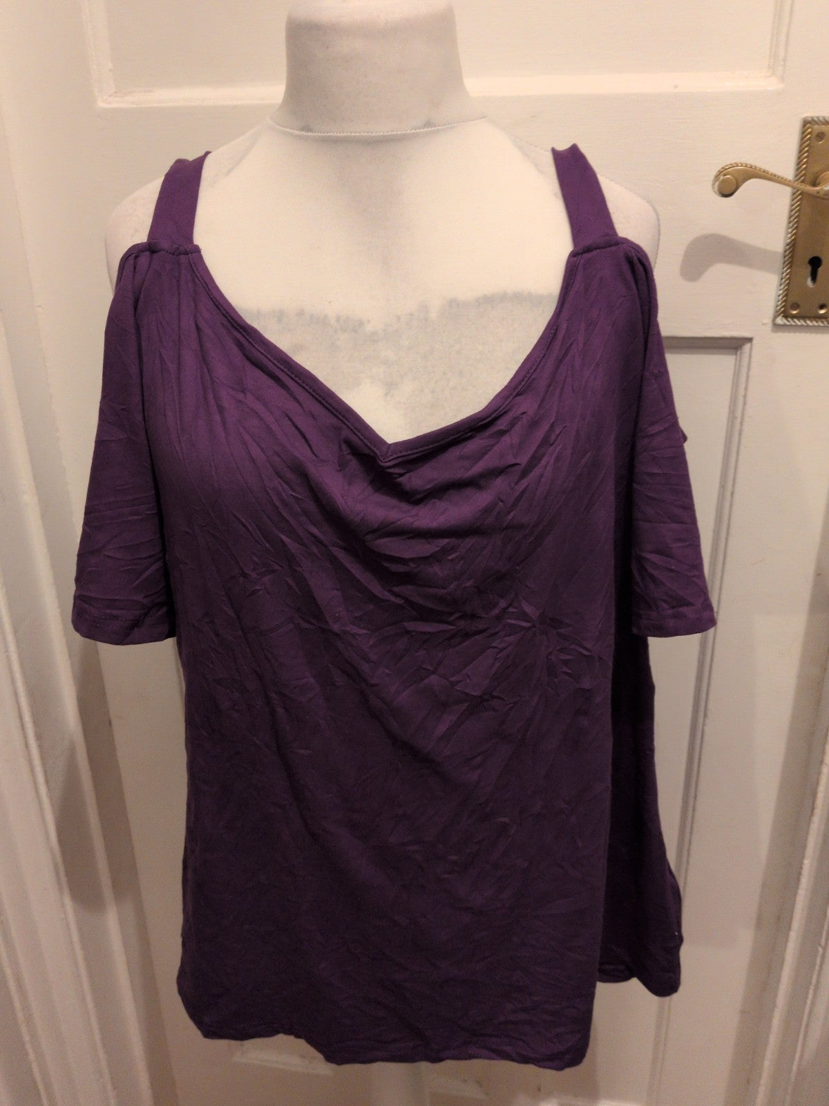 Ladies 5XL Purple T-shirt