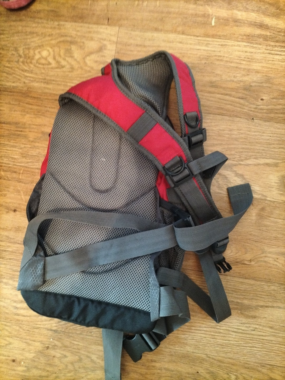 Ladies Mountain Kife Pink And Grey Ruck Sack