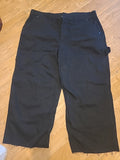 Mens Boohoo Size 40" Black Denim Cropped Jeans