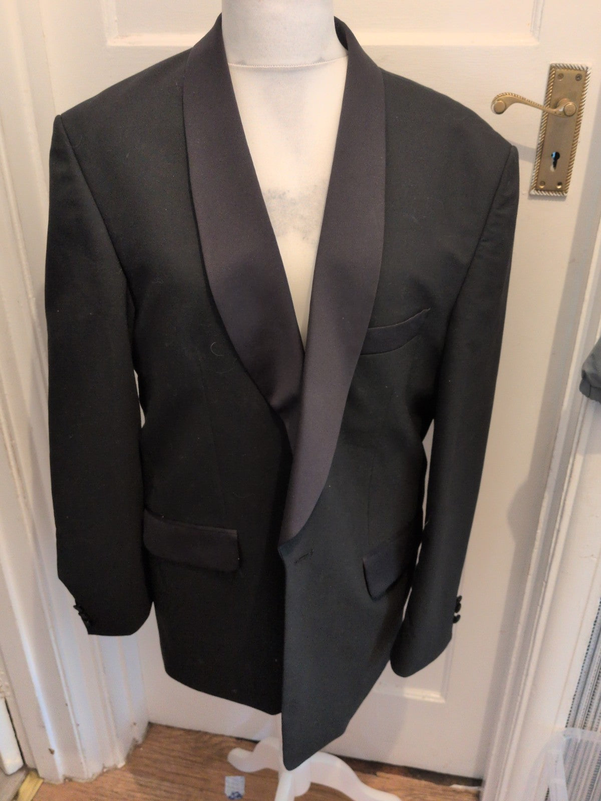 Armando 44"R Black Suit Jacket