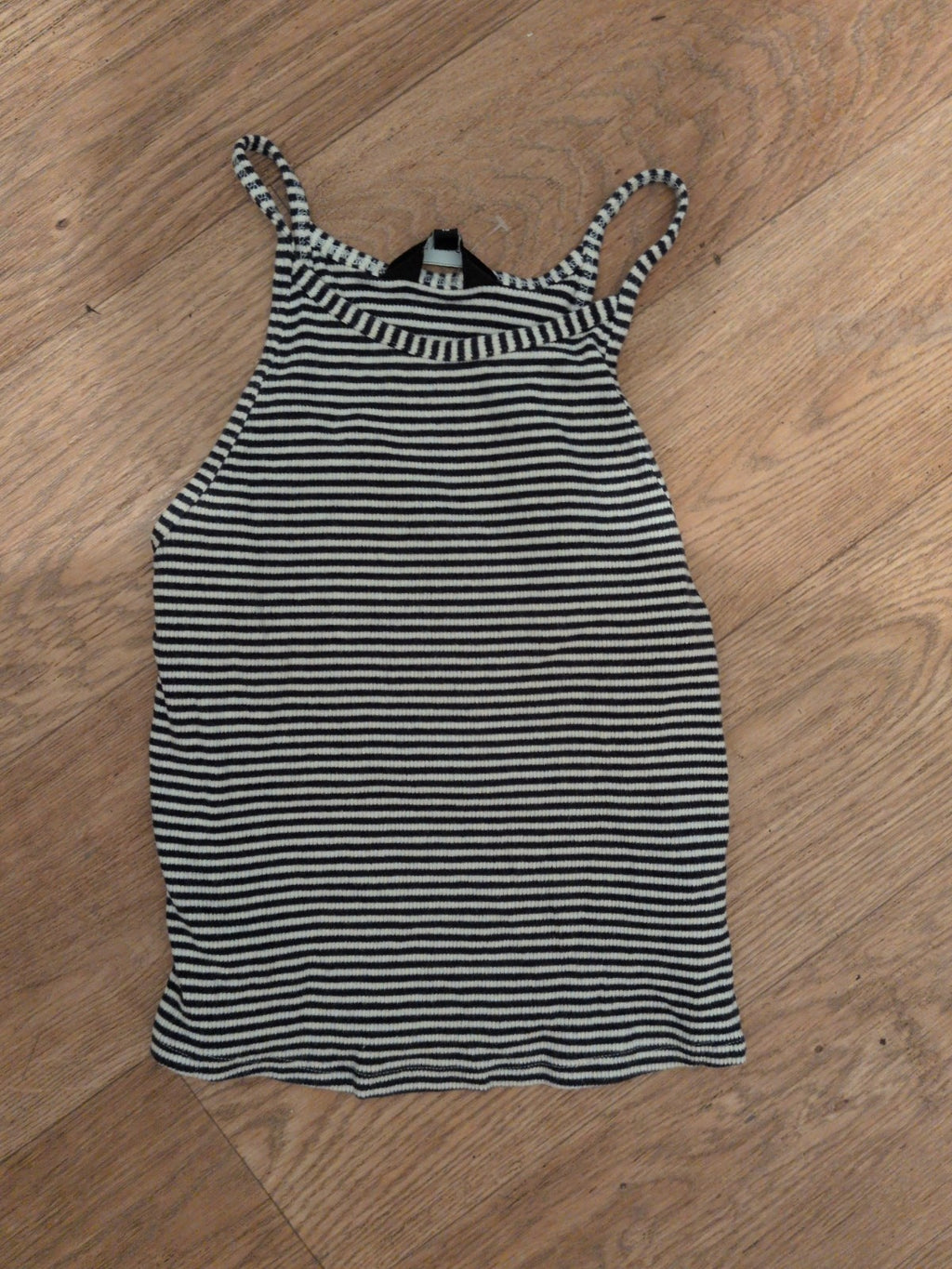 New Look 10 Stripe Sleeveless T-shirt