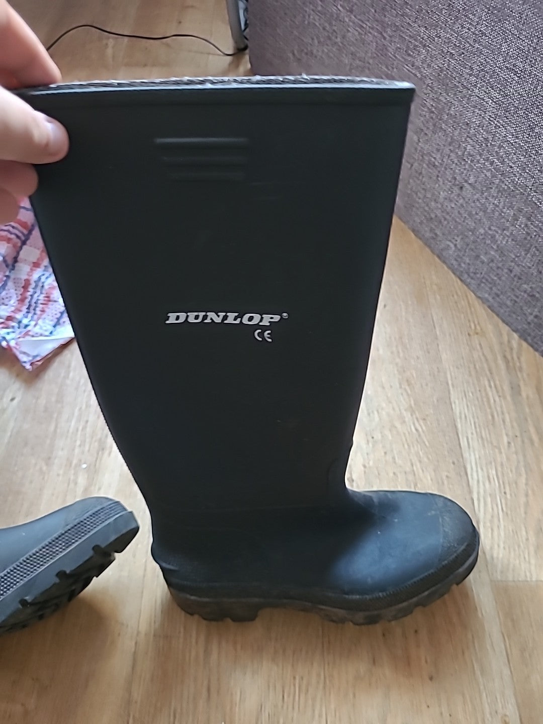 Mens Dunlop Size Uk 3 Navy Wellington Boots