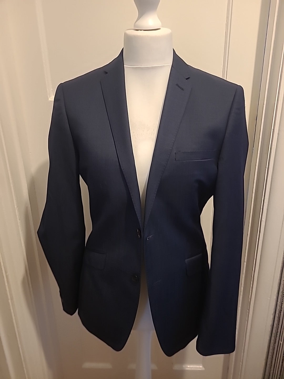 Mens Iambretta 38"Long Navy Padded Blazer