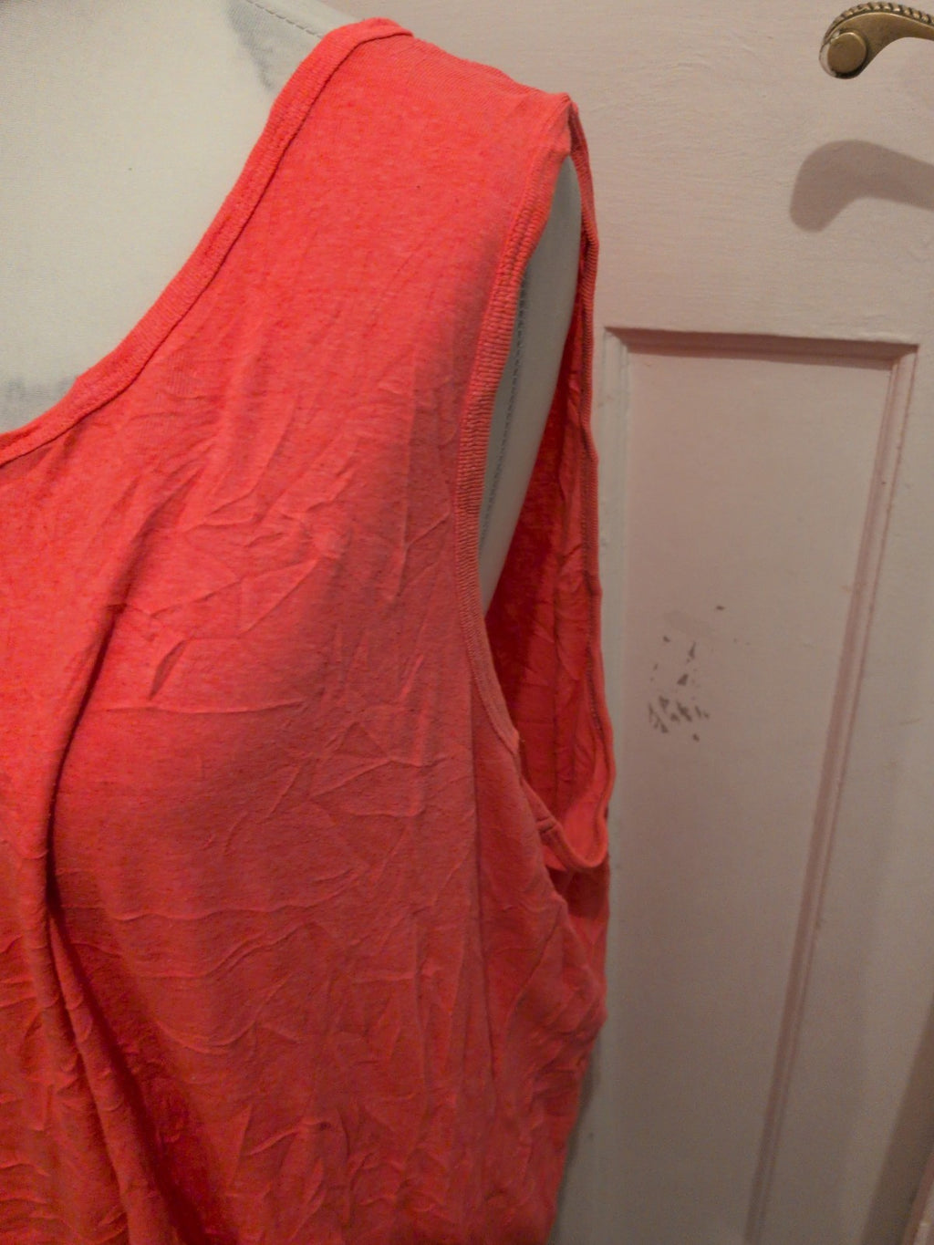 Yours 26/28 Bright Pink Sleeveless T-shirt