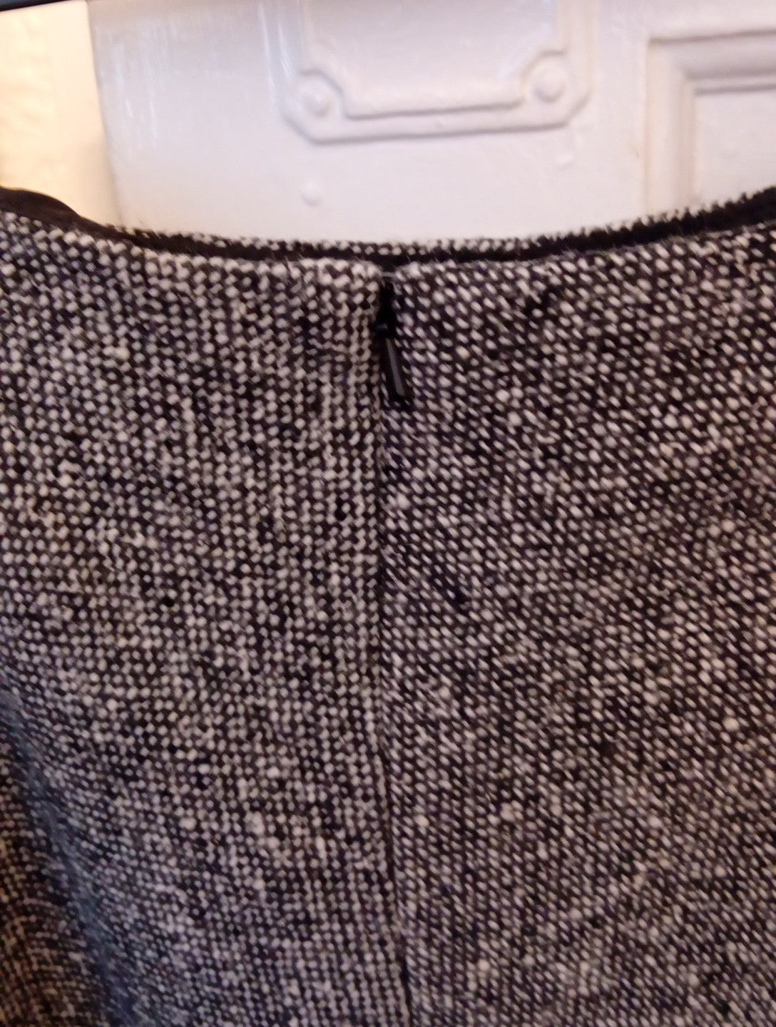 Ladies Next Skirt Size 12 Lined Grey/black/white