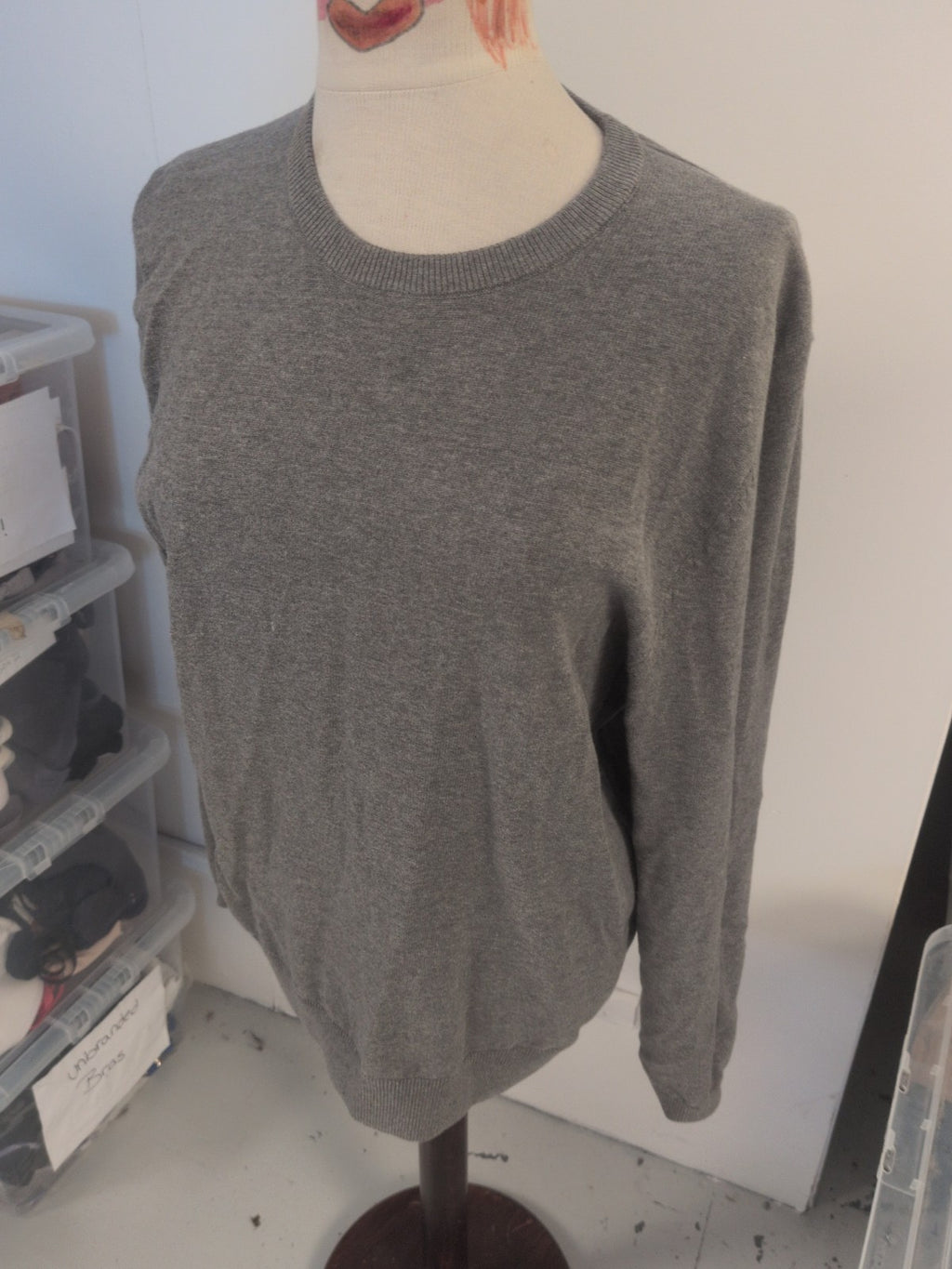 George Medium Pure Cotton Grey Jumper