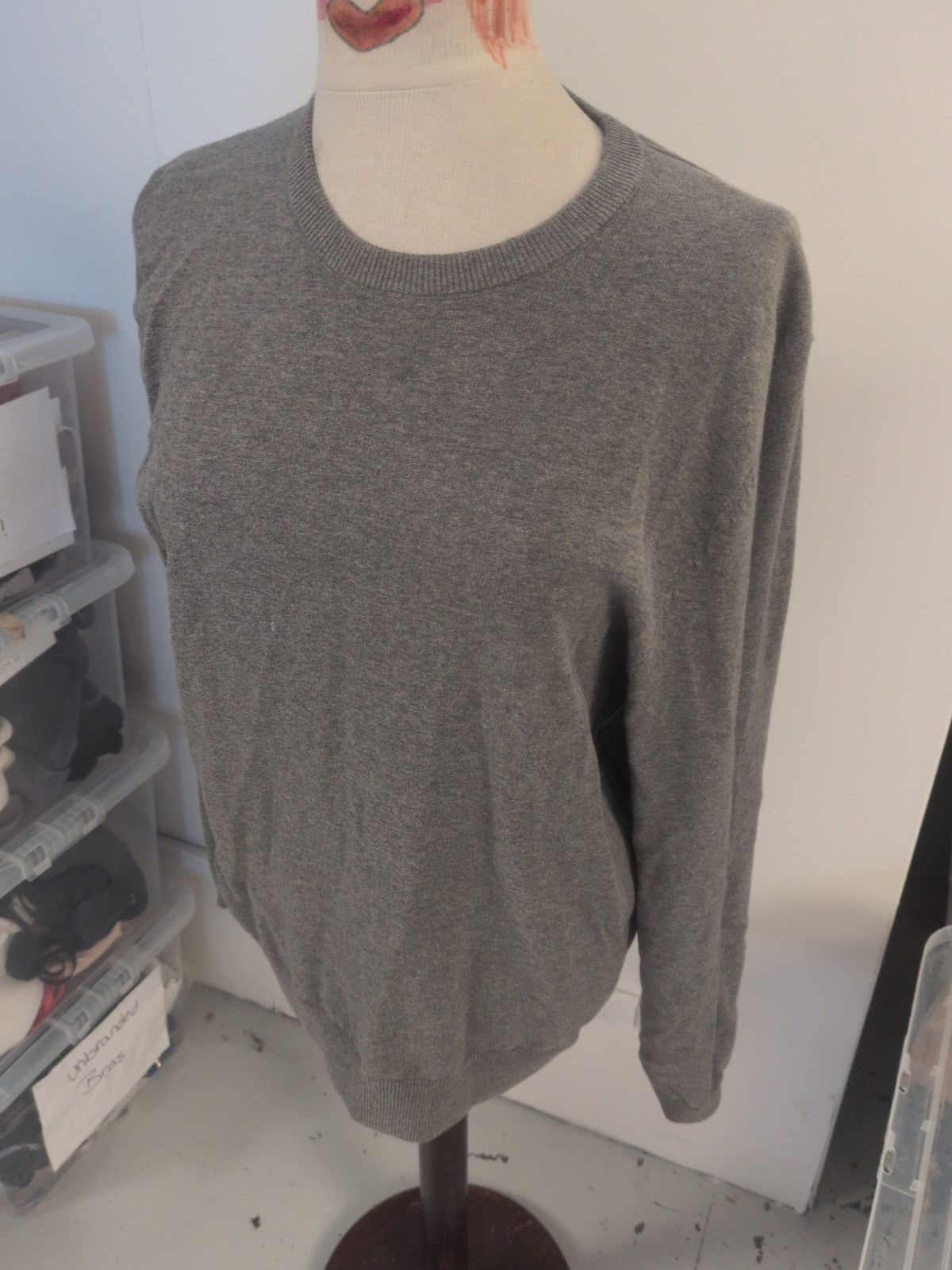 George Medium Pure Cotton Grey Jumper
