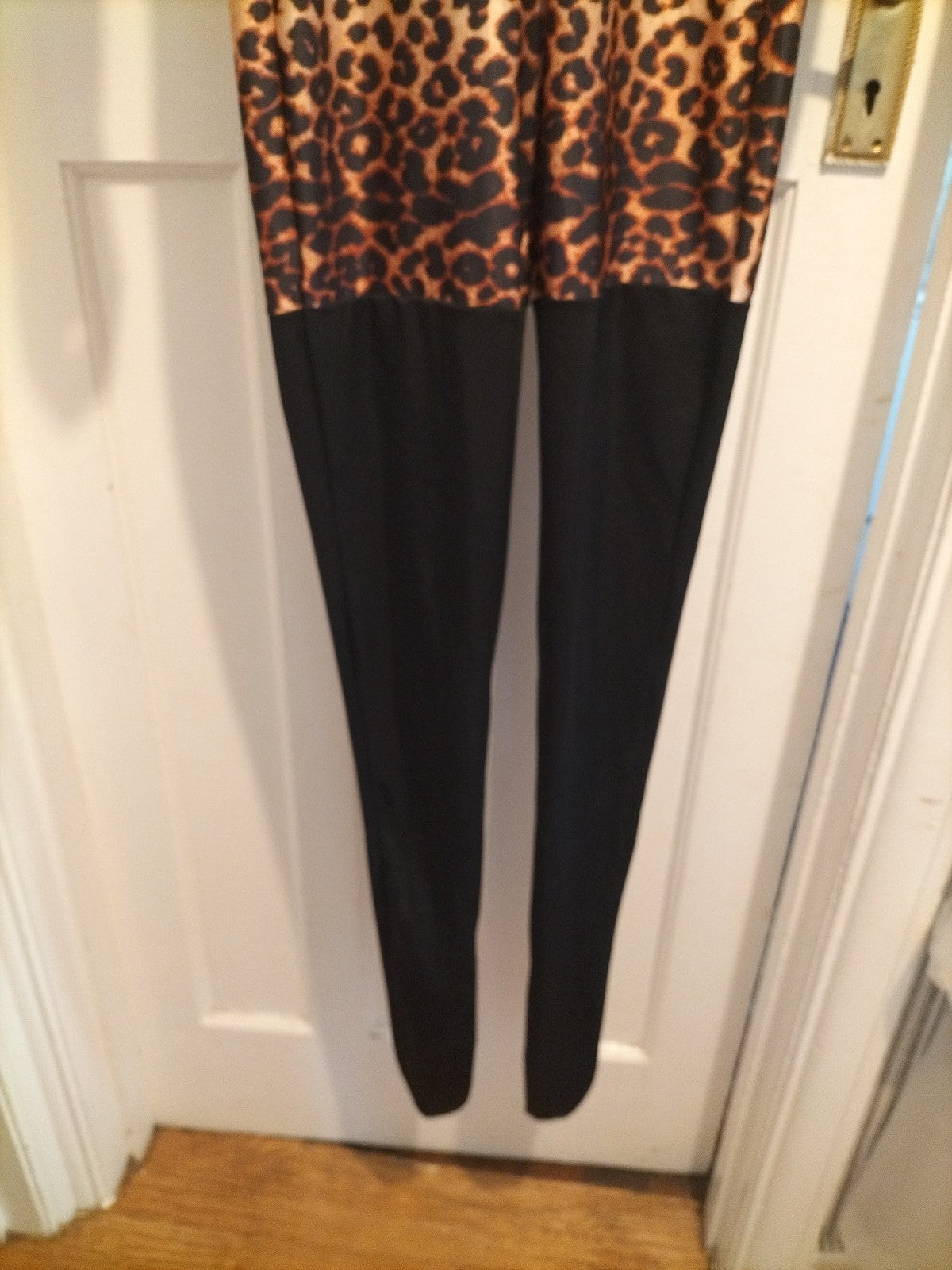 Ladies Size Small Leopard Print Fancy Dress Costume