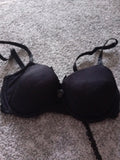 Ladies Black T.shirt Bra Newlook 36C Free Delivery