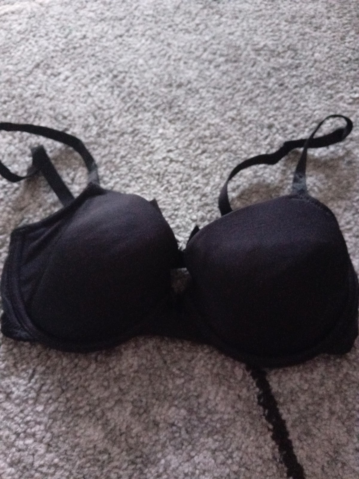 Ladies Black T.shirt Bra Newlook 36C Free Delivery