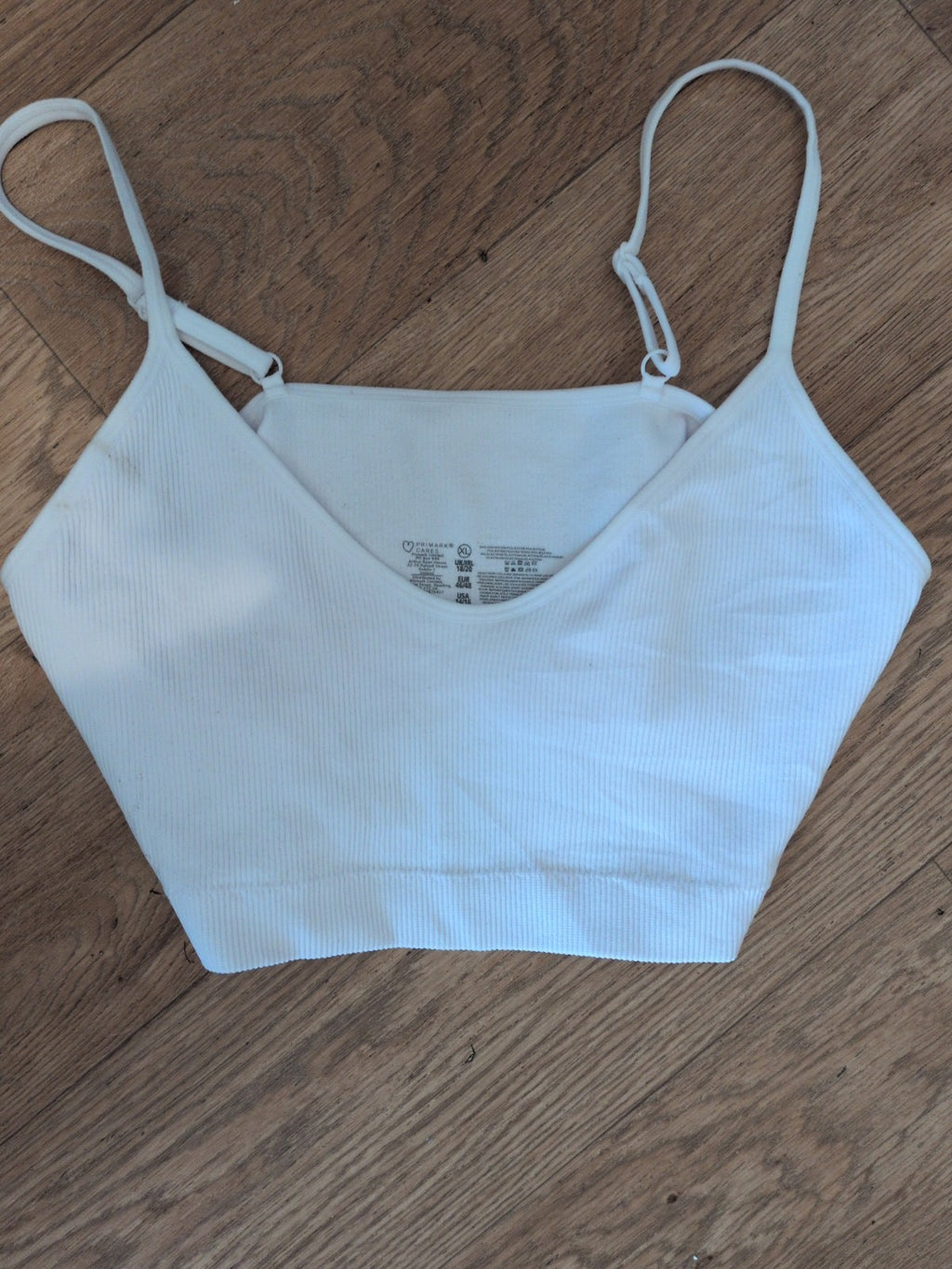 Primark 18-20 White Bralette