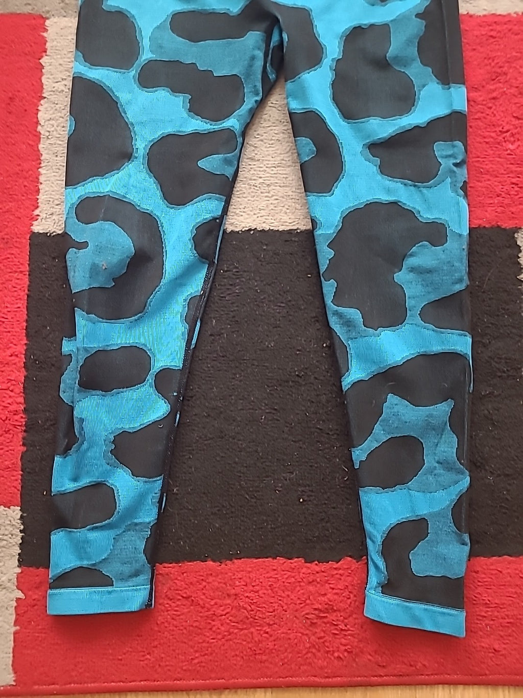 Ladies Ski&Snow Size Medium Blue Black Leggings