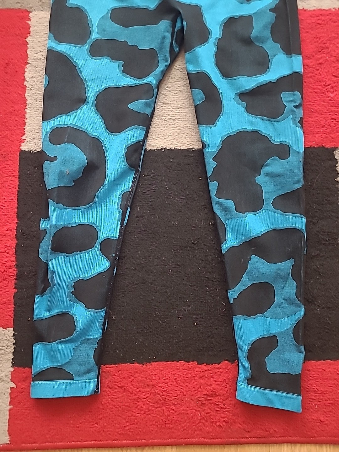 Ladies Ski&Snow Size Medium Blue Black Leggings