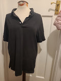 Mens Styler Street Size XL Black Short Sleeved Polo(Slight Discolouration On...