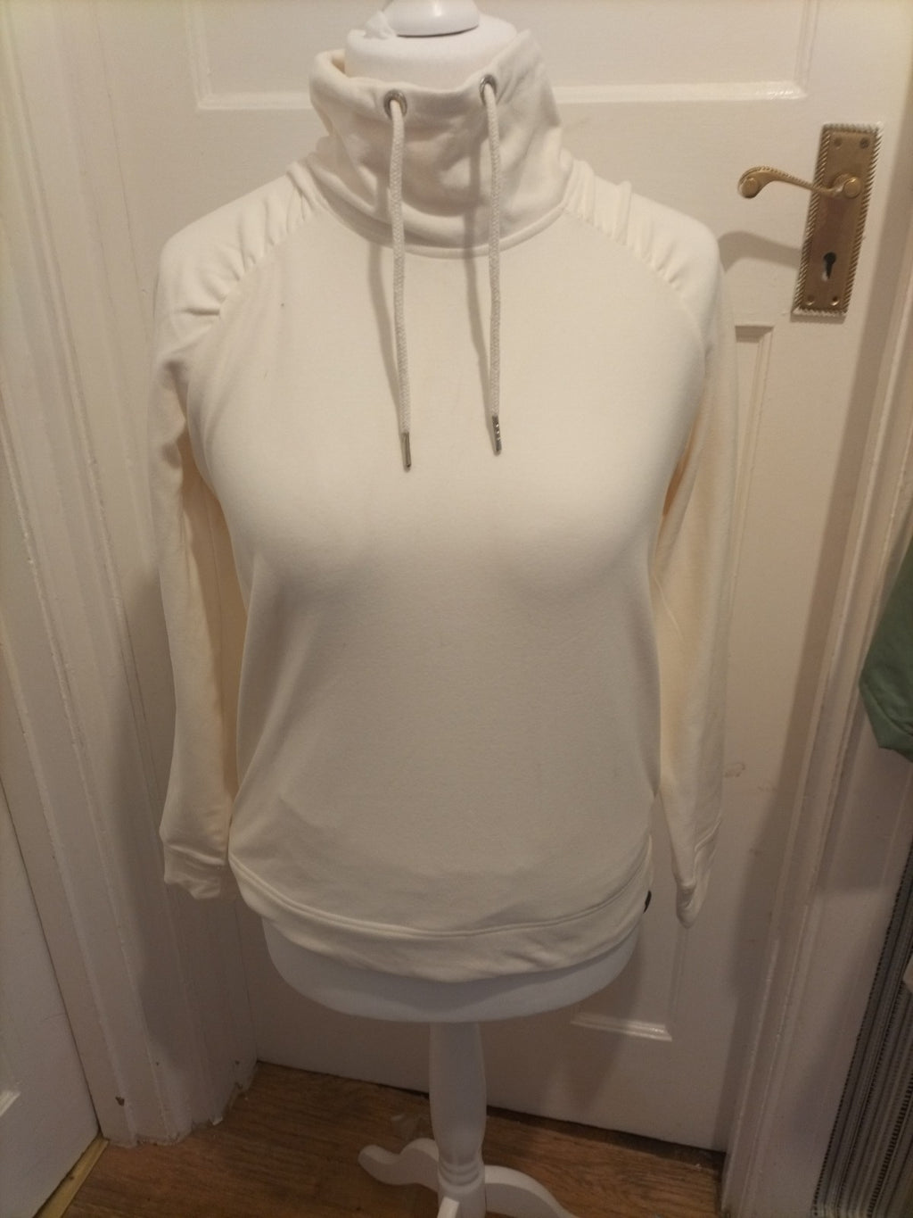Ladies Regatta Size 8 Cream High Neck Jumper