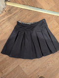 Benzoe 10-11 Years Grey Lined Pleat Skirt Short Length