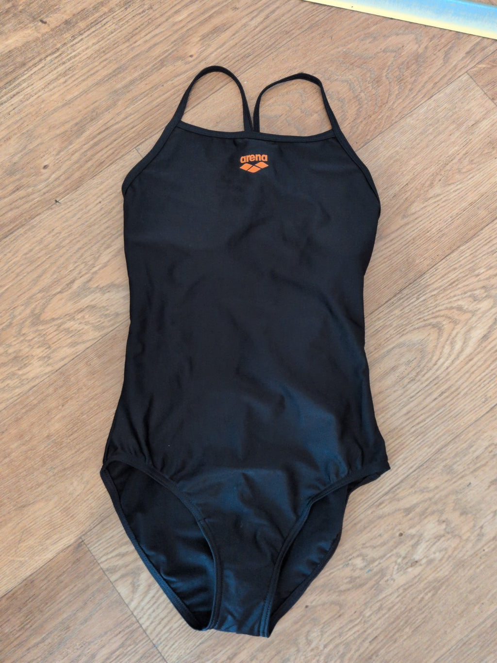 Brand New Girls Arena Size 28 Approx 12-13 Years Black Swimsuit