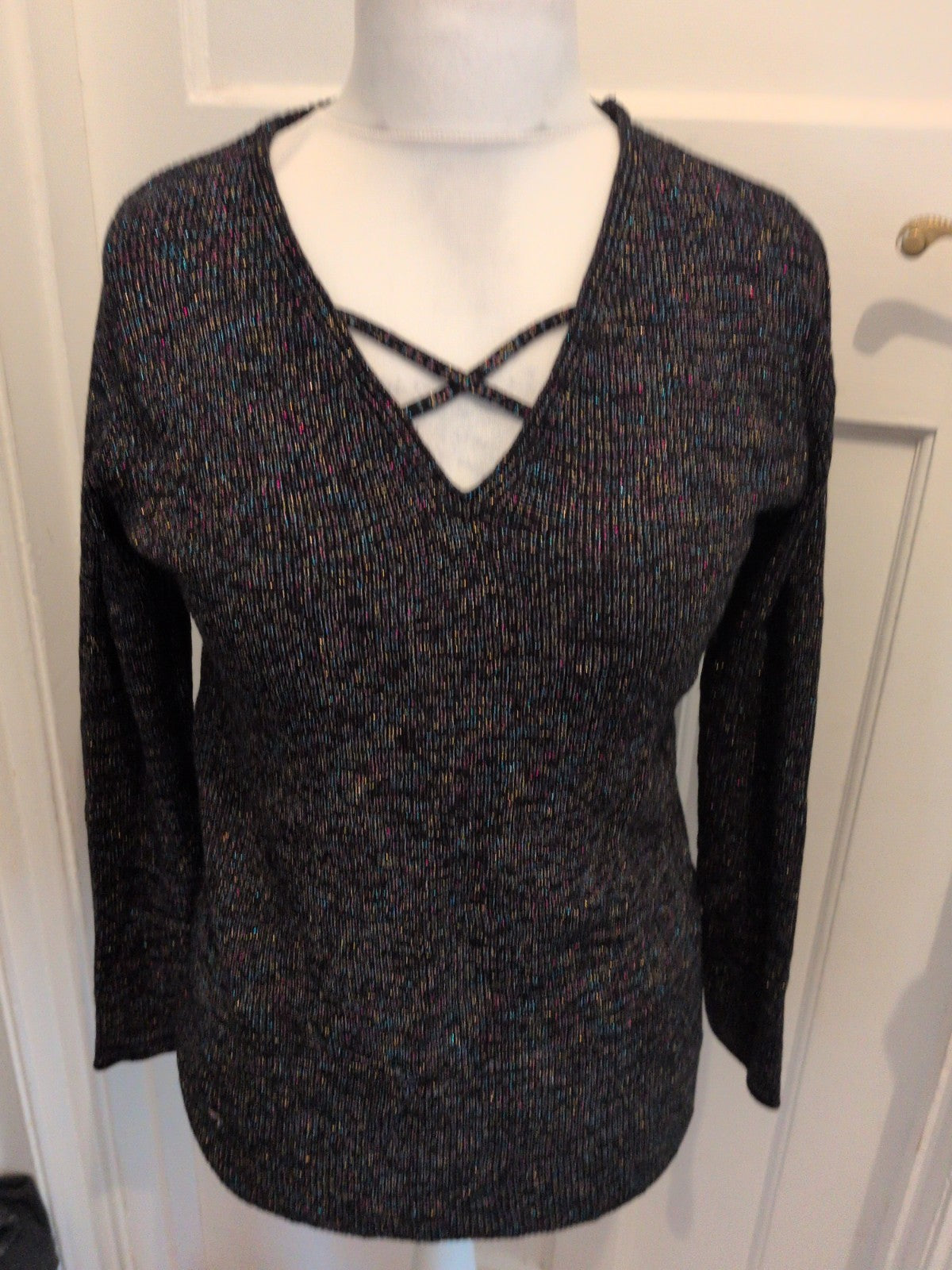 Papaya Medium Black With Sparkle Jumper