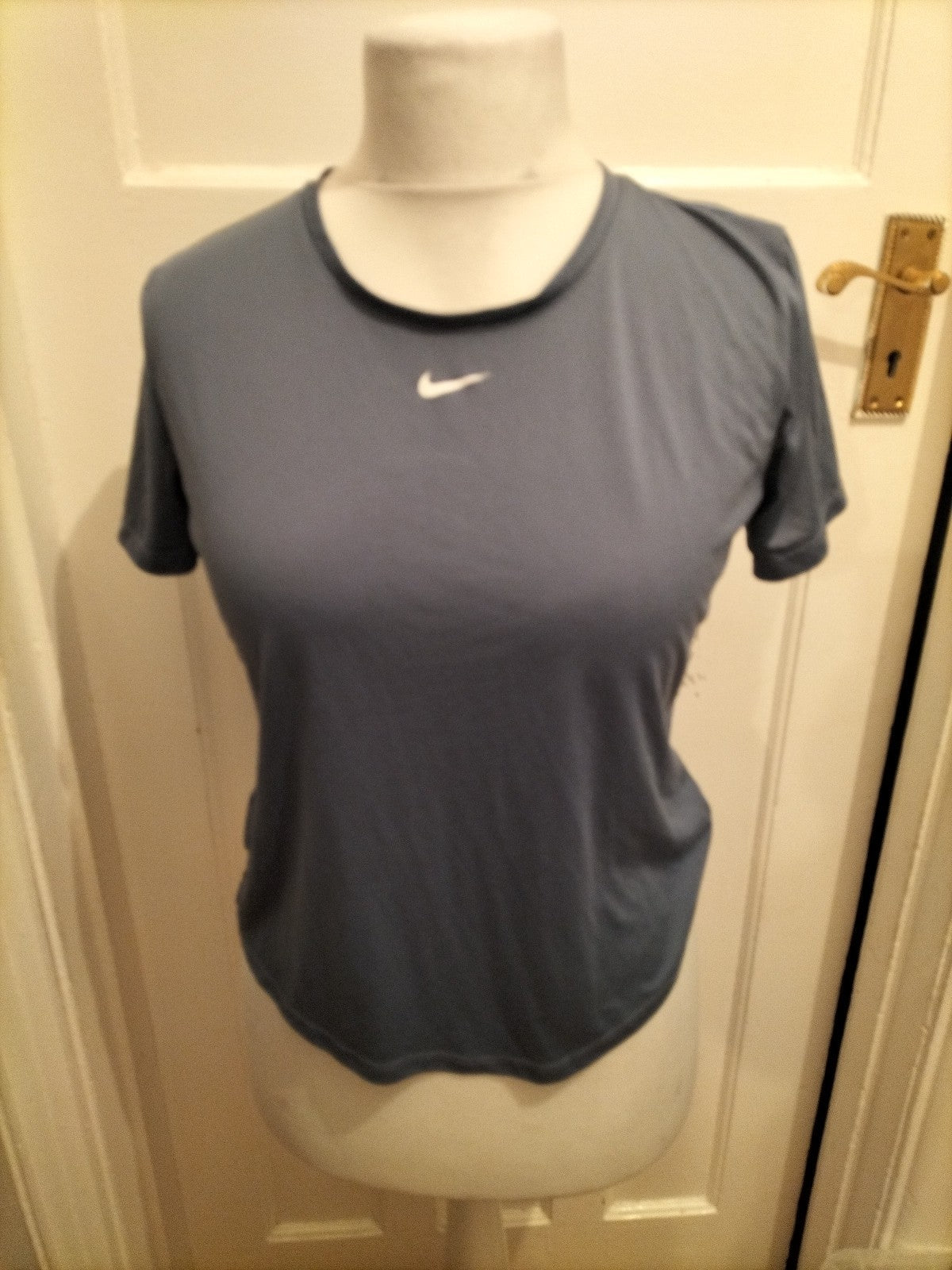 Ladies Nike Size Small Blue Short Sleeved Dri Fit Tshirt