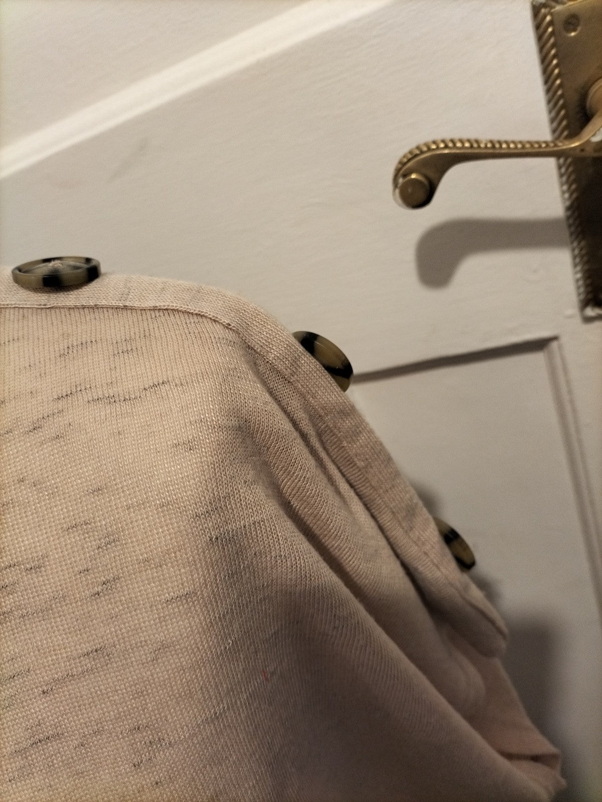 Ladies Pep&Co Size Small Beige Pale Brown Short Sleeved Blouse
