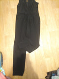 George 12 Black Sequin Sleeveless Jumpsuit