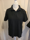 Mens Primark Size Large Black Short Sleeved Polo