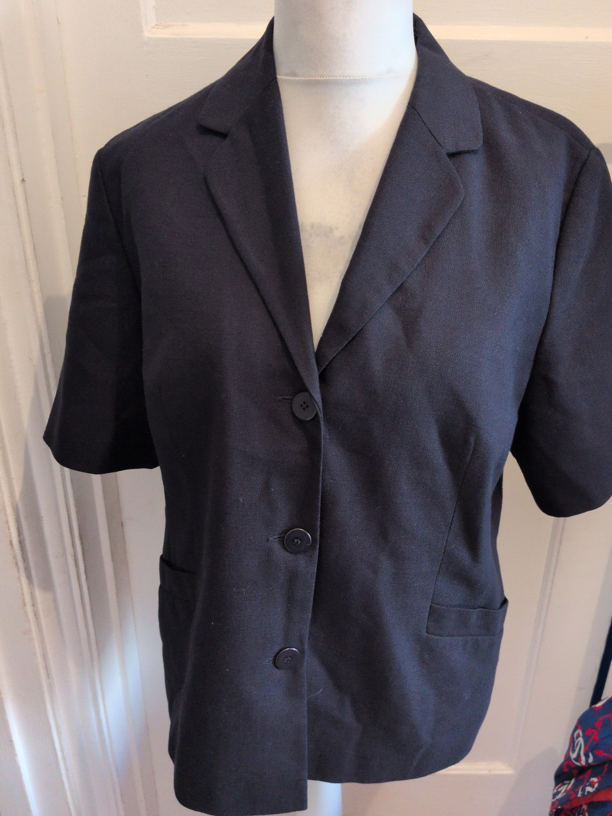 Ladies Bianco 18 Black Lined Blazer
