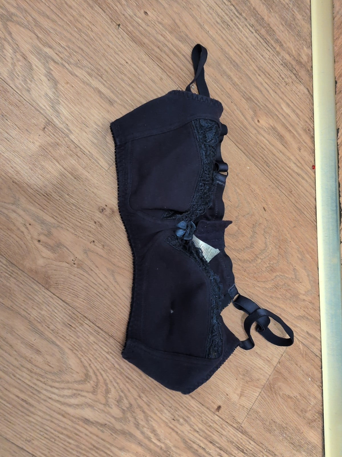 Bonmarche 38B Navy Lace Unpadded Non Wired Bra