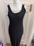 Leila's 16 Black Sleeveless Midi-Lomg Dress