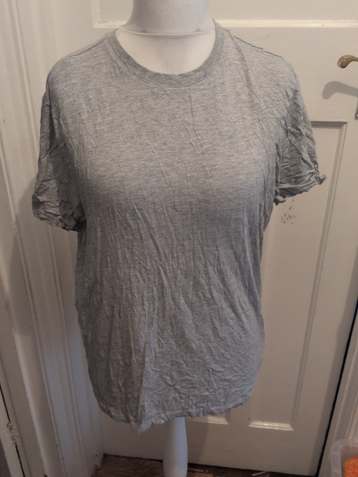 Medium Primark Reg Fit Grey Short Sleeve T-shirt