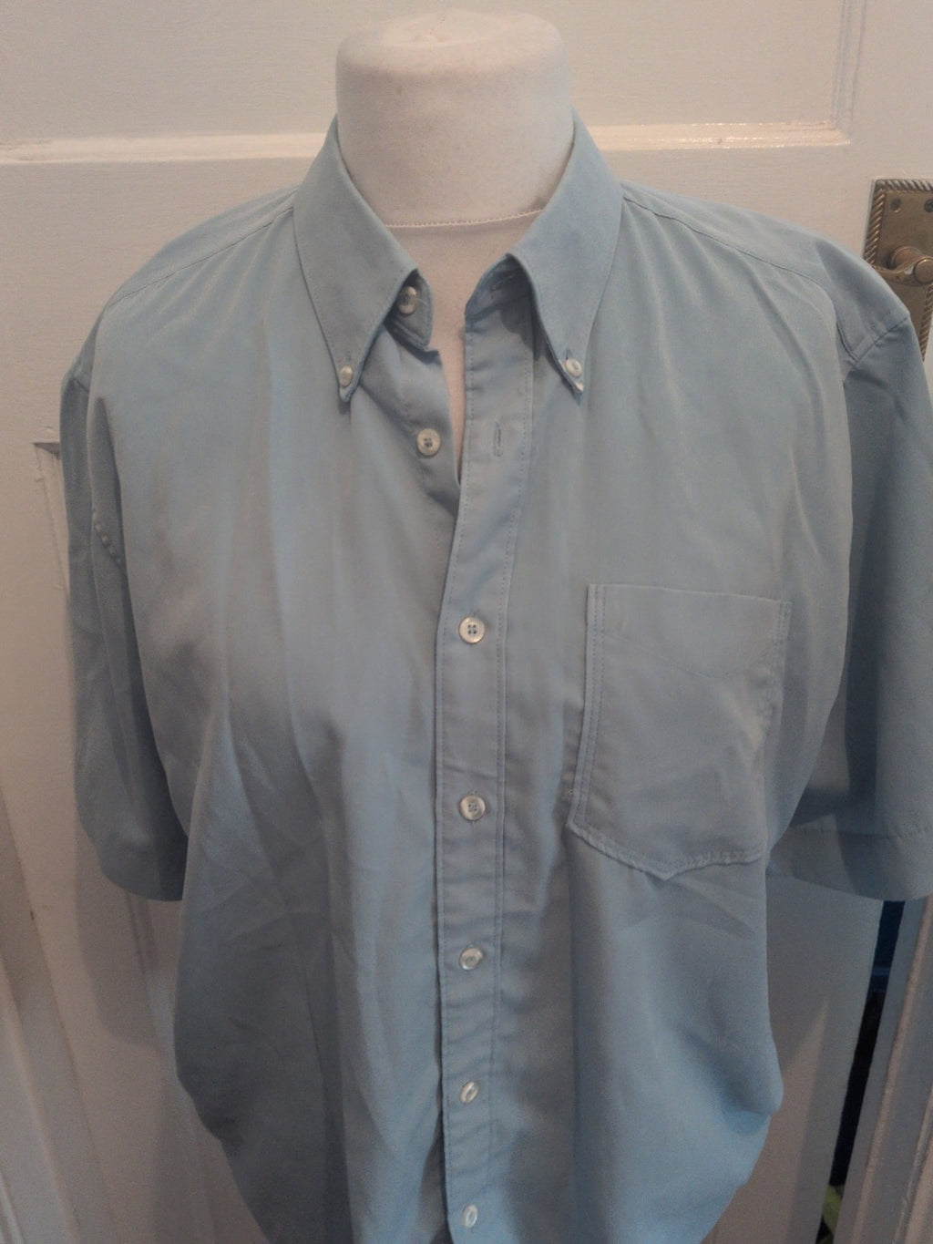 Mw London Large Blue Short Sleeve Shirt