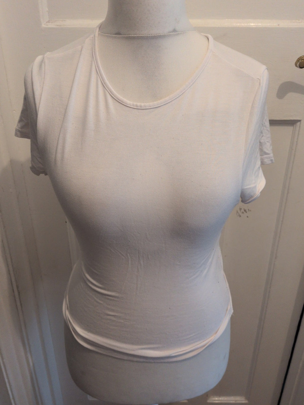 Weekday Medium White Short Sleeve T-shirt