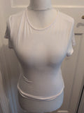 Weekday Medium White Short Sleeve T-shirt