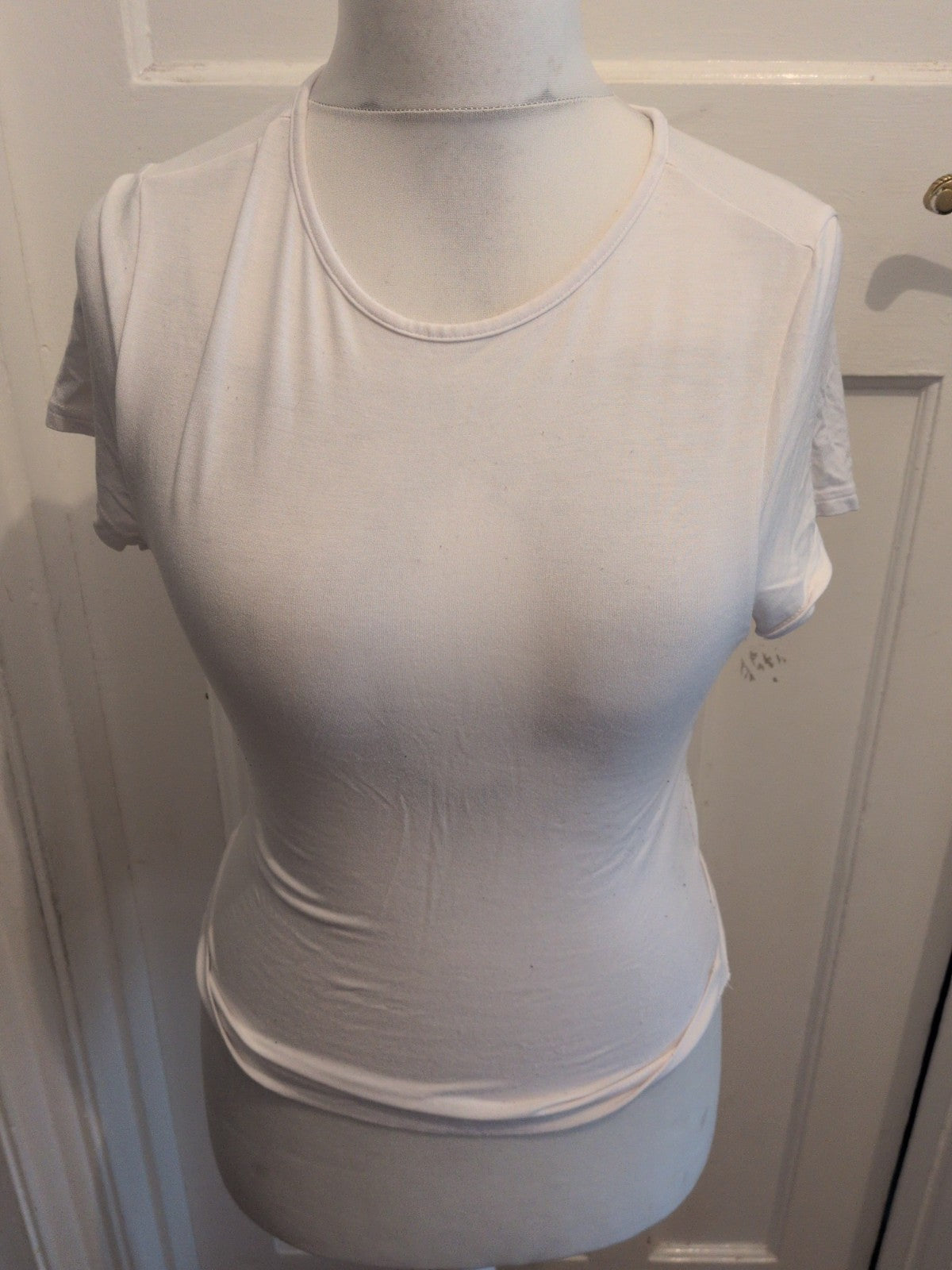 Weekday Medium White Short Sleeve T-shirt