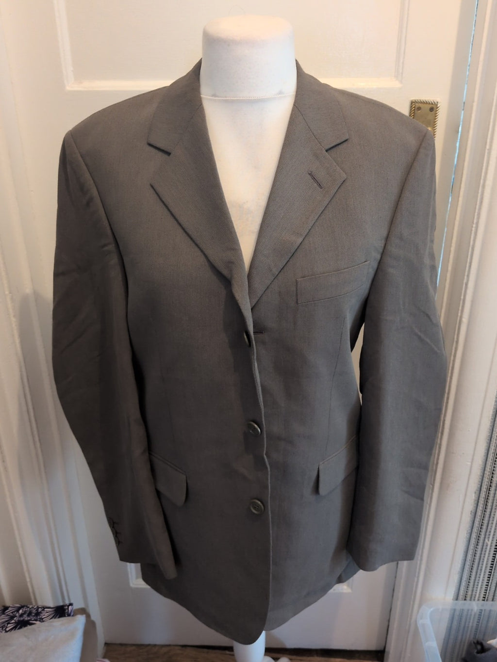 Mens Burton Size 40R Dark Grey Suit Jacket