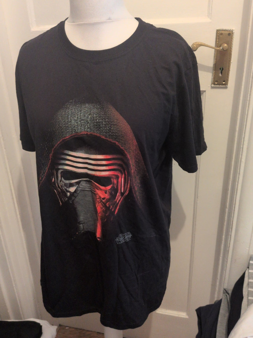 Star Wars Large Black Print Darth Vader Short Sleeve T-shirt
