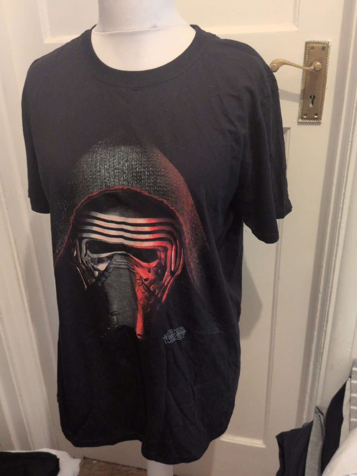Star Wars Large Black Print Darth Vader Short Sleeve T-shirt