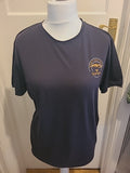 Mens Gandys Size Medium Black Print Tshirt