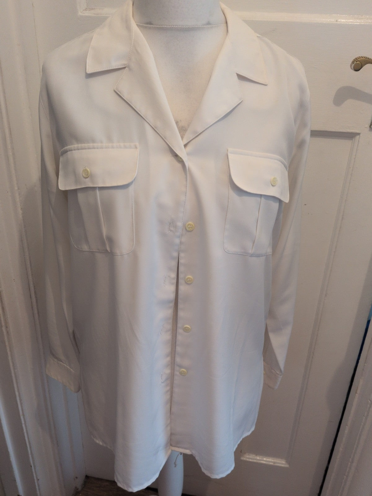 Principles 12 White Buttoned Collared Shirt