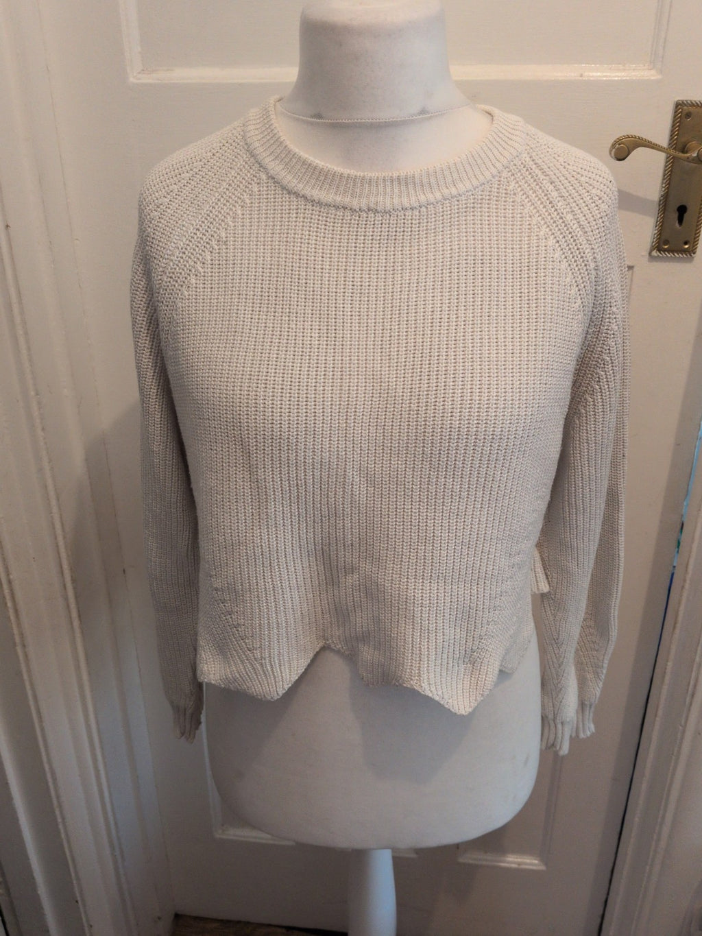 Primark 16 Cream Knit Pullover Jumper