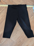 Primark 12-14 Black Crop Leggings