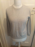 Ladies Marks And Spencer Size 14 Grey Marl Pullover Jumper