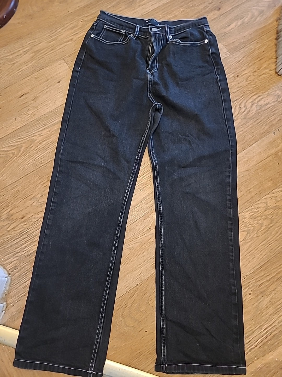 Mens Asos Size 30x32 Dark Grey/Navy Denim Jeans