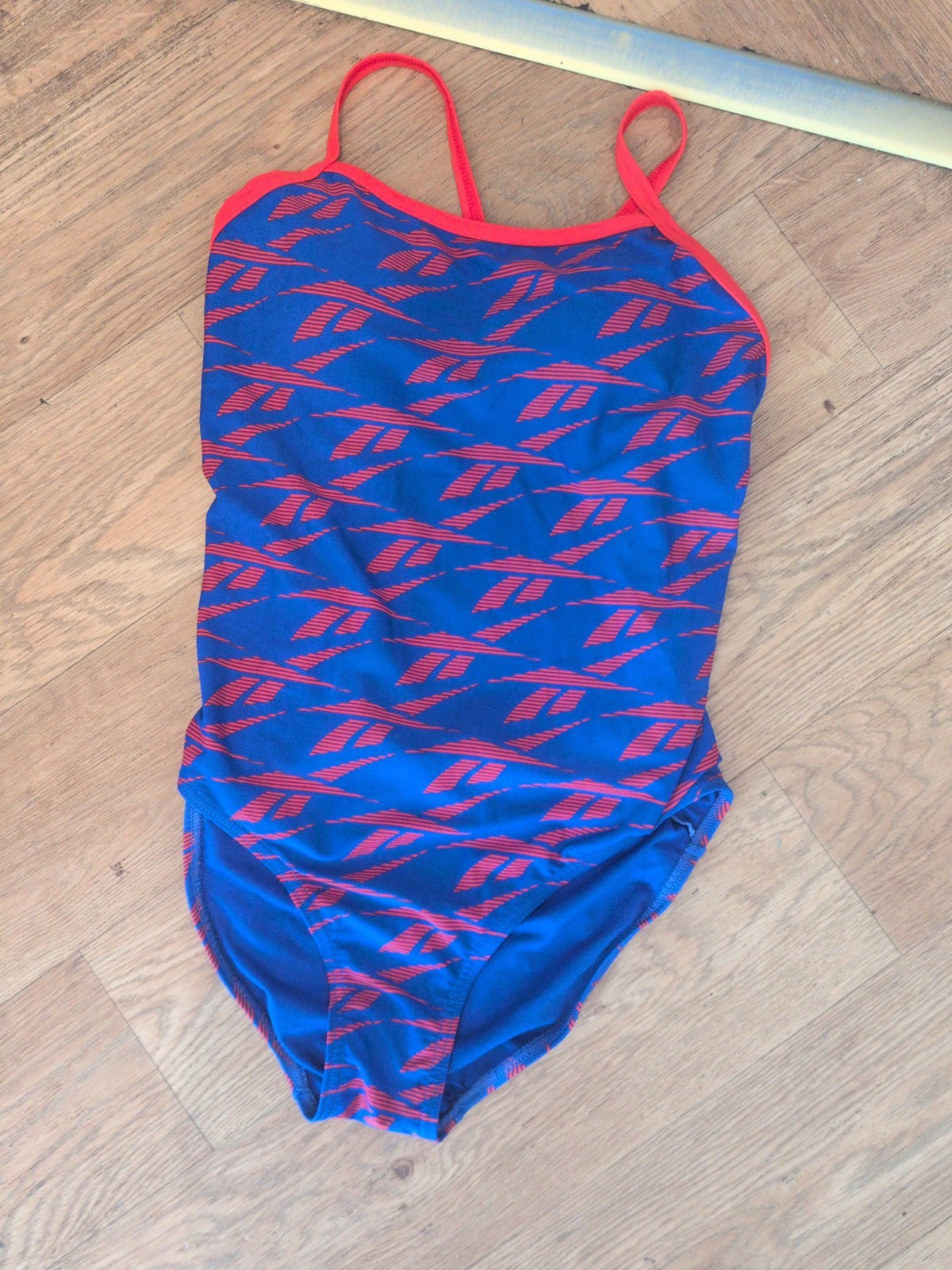 12-14 Blue And Red Padded Swimming Costume