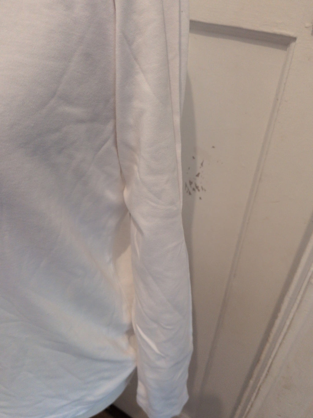 EWM 16 Approx High Neck White Blouse