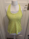 Jane Norman 10 Lime Green Sleeveless T-shirt