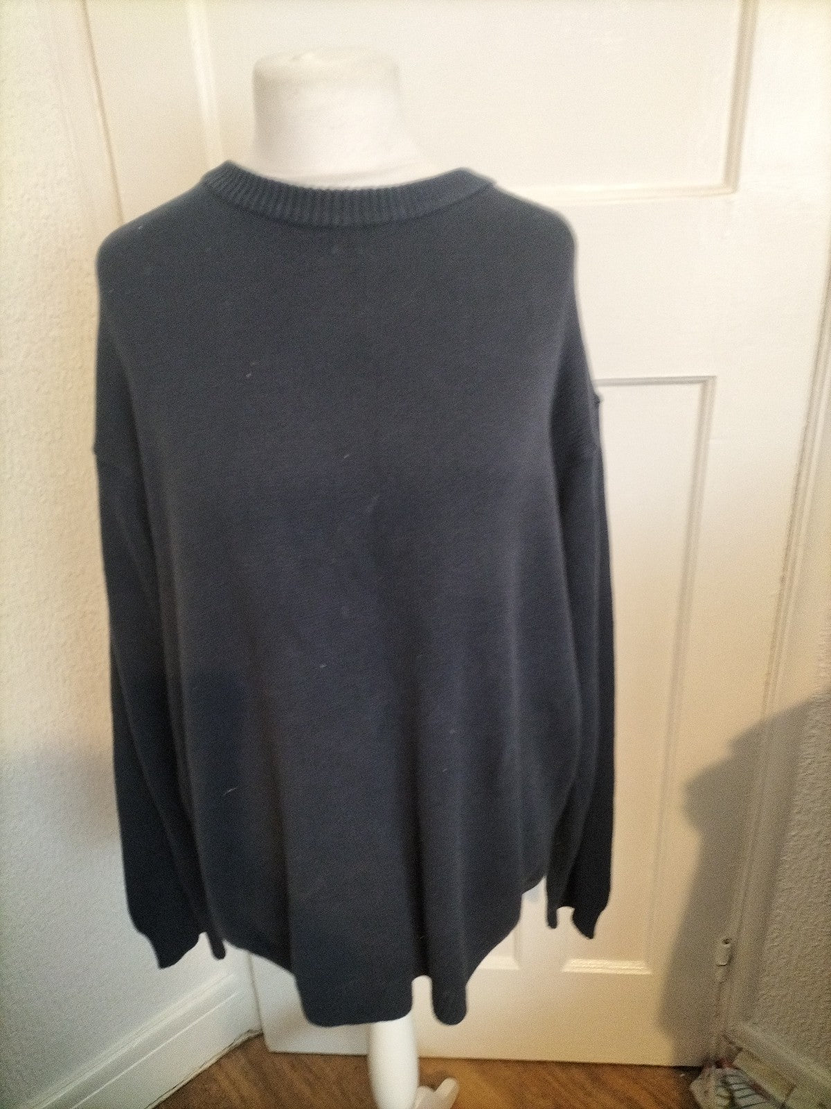 Mens St Michael Size Large Navy Pullover Jumper