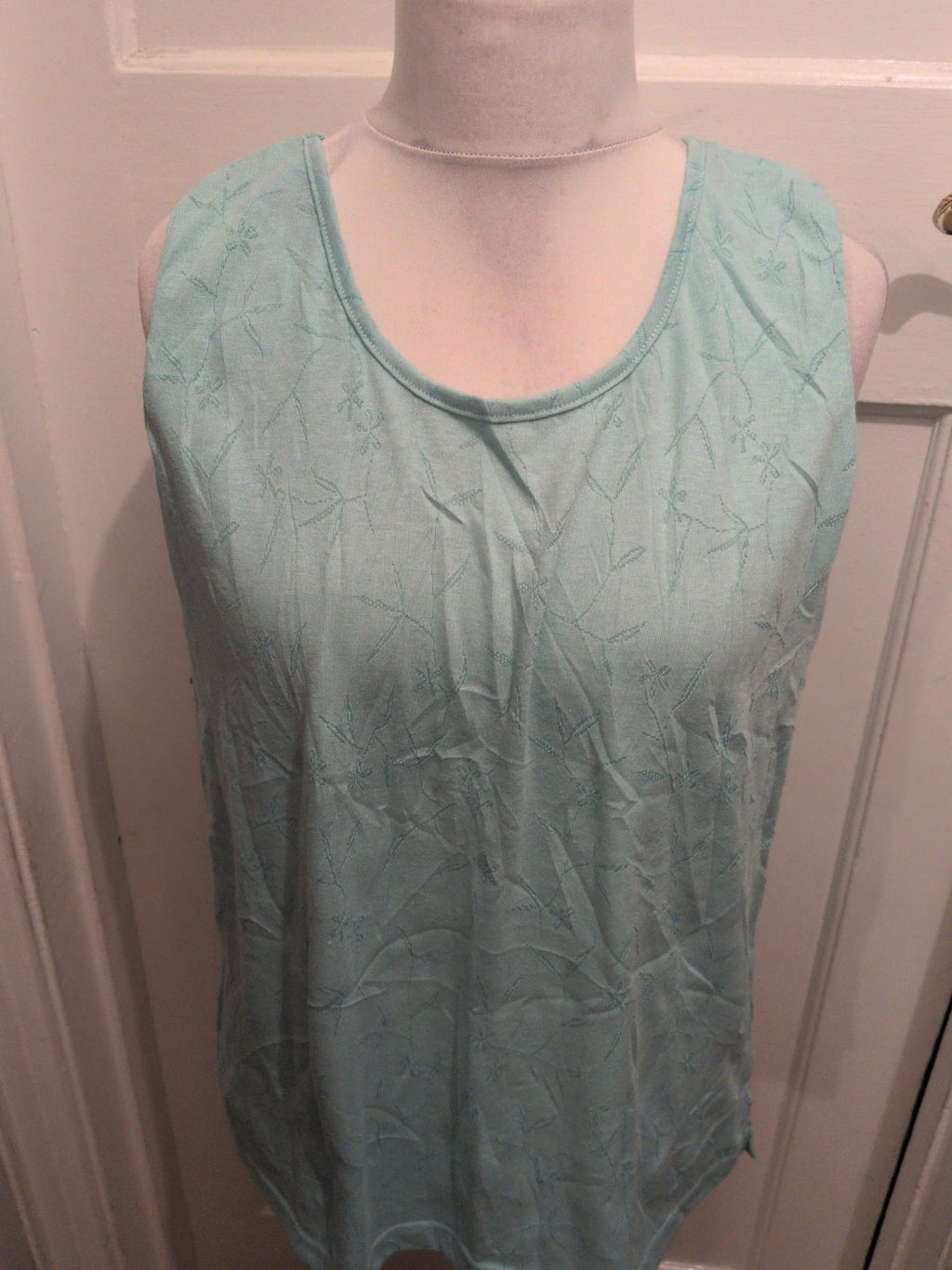 Janique M/L Turquoise Sleeveless T-shirt